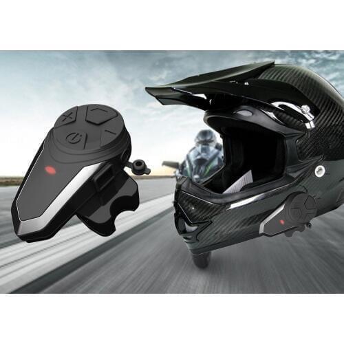 Motorcycle Helmet Walkie-talkie BT-S3 1km Wireless Bluetooth Headset Charging Intercom Waterproof Sunscreen Double Walkie-talkie