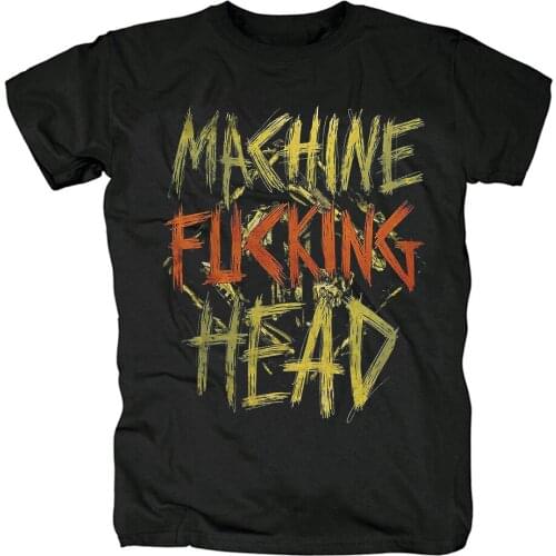 15 Designs Machine Head Band Rock Brand Men Shirt Skull Demon Hardrock Heavy Dark Metal Streetwear Punk Tee