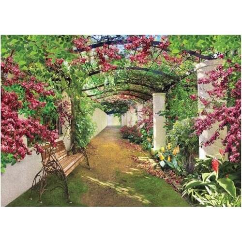 Round Diamond Full Diamond Diamond Painting Set Living Room Dining Room Decoration Mural DIY Garden Landscape