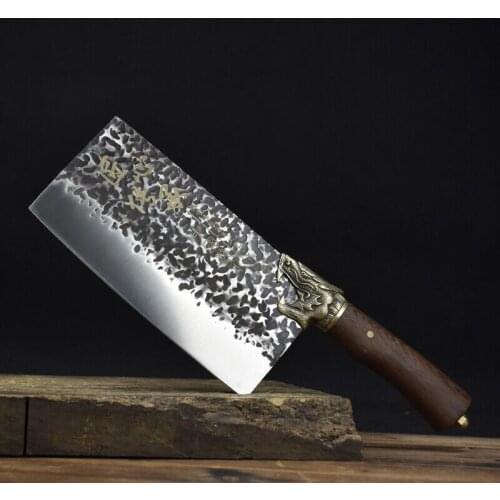 Chopping double blade longquan kitchen knife kitchen knife household chopping knife chopping chicken duck fish knife