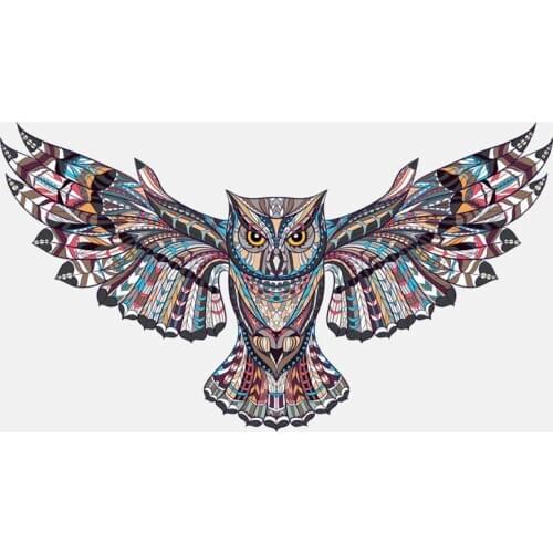 Car Sticker Personalized Owl Tribal Totem Custom Funny Creativity Waterproof Weird Sunscreen Lovely PVC,18cm*10cm