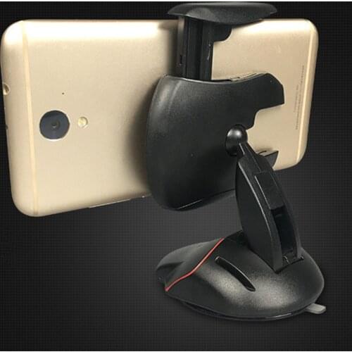 Adjustable Mouse Mobile Phone Bracket Phone Stand Carbon Fiber Texture Suction Pad Interior Accessories