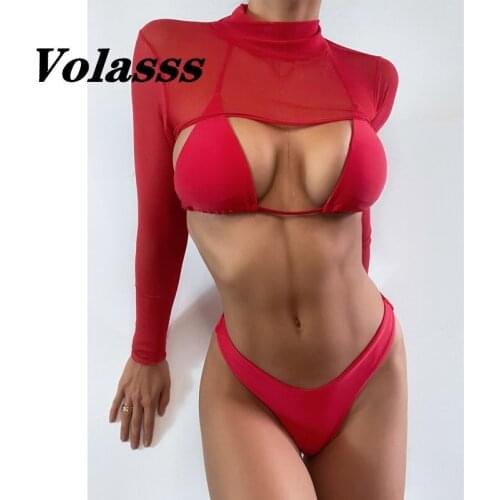 Красные купальники Volasss China At AliExpress
