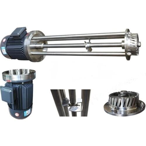 High Shear Mixer 4KW Disperser Emulsifier Emulsifying Machine working Head optional H