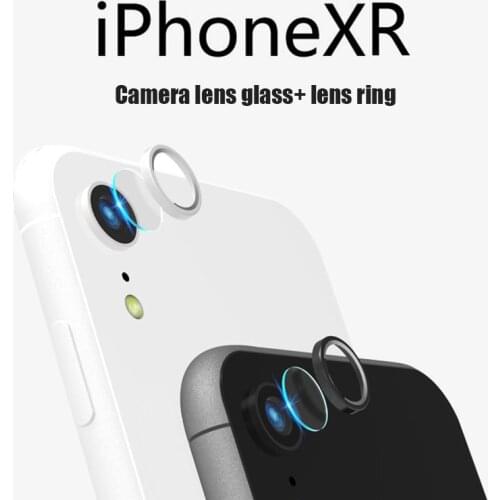 Aluminum Alloy Glass Len Film Protective Glass for iPhone XR High Hardness Camera Protector for iPhone XR