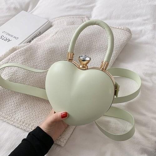 Women mini Handbag Fashion Love Heart Shape Shoulder Bag Women Crossbody Bag Ladies Lolita handbag girl bag