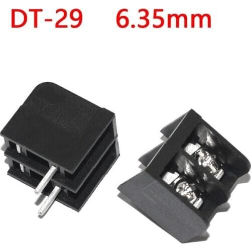 10PCS DT-29 DT29 terminal 2p connector 6.35mm spacing connector 300V 15A HB611