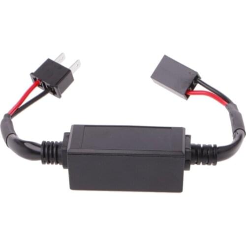 2 Pcs H7 LED Car Light Canbus Error Free Resistor Headlight Warning Anti Flicker D7WD