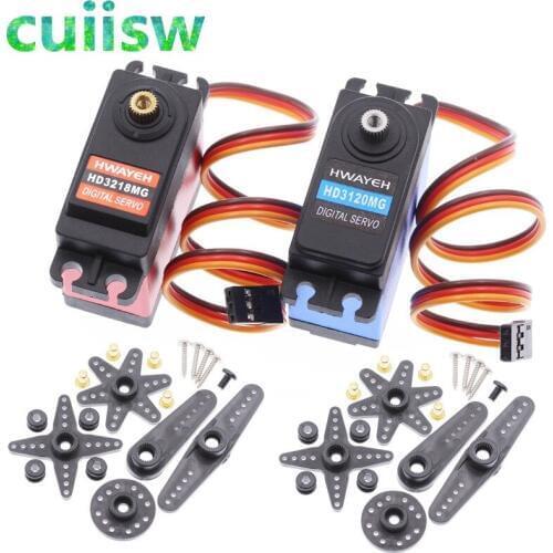 20KG Servo Update Waterproof Servo Full Metal Gear Digital Servo Baja Servo HD3218MG HD3120MG For Baja Cars For DS3218 DS3120