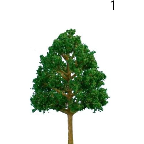 200pcs/lot 7cm Architecture Model Green Tree In Sand Table Model Building N Scale Train Layout