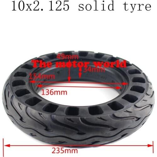 2019 Hot Sale 10x2.125 Honeycomb Solid Tire with High Performance for Smart Electric Balancing Scooter Folding E-Bike