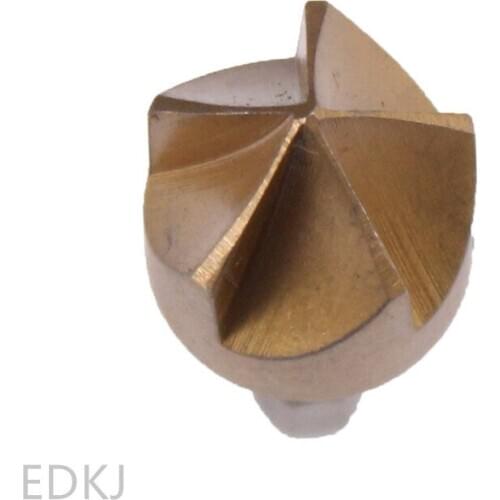 3 piece set of five-edged 6-angle handle chamfering chamfering cutter woodworking 90 degree flat head screw countersink drill