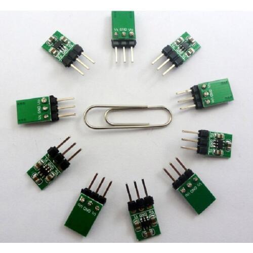 CE021*10 10pcs mini 2 in 1 Tinysine Step-Down & Step-Up Boost Buck 2.5V 3V 3.7V 5V to 3.3V DC DC Converter