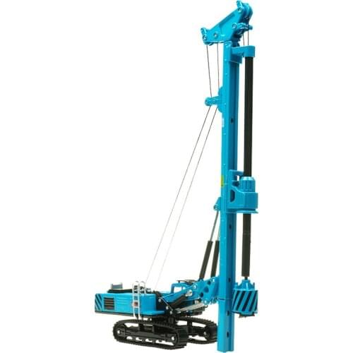 Alloy Construction Vehicle Rotary Drilling Rig Diecast Model Children Collection Decoration Model Toys Childrens Excavator Toy