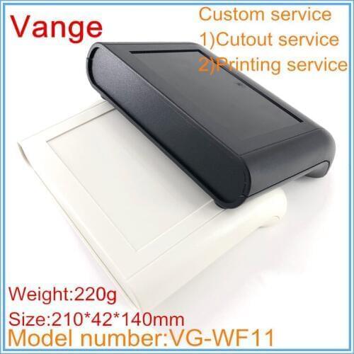 1pcs/lot mould making extrusion box 210*42*140mm ABS plastic diy junction box for signal launcher equipment