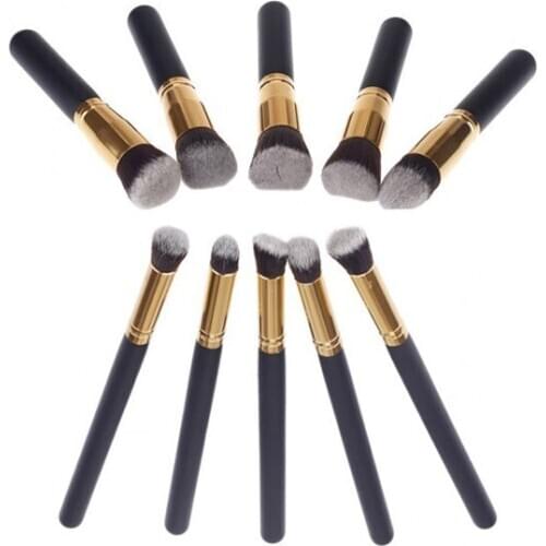 Hot Selling New Arrival 10pcs Style Master Cosmetics Foundation Brush Blending Brush Makeup Tool Free Shipping