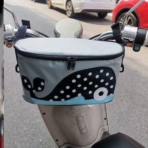 Motorcycle Cycling Front Storage Bike Basket Mobile Phone Cup Bags for Electric Vehicle