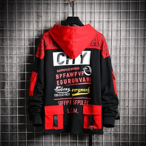 Mens Hoodies Men 2019 Autumn Sweatshirt Male Hip Hop Harajuku Japanese Streetwear Black Hoodie Men Sweatshirts Man