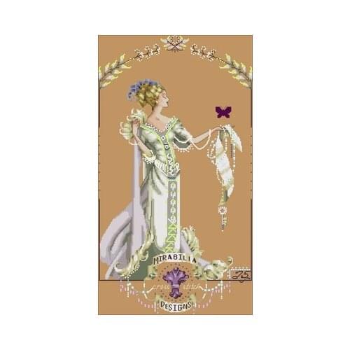 MD158 Madame Butterfly Counted Cross Stitch 11CT 14CT 18CT DIY Chinese Cross Stitch Kits Embroidery Needlework Sets