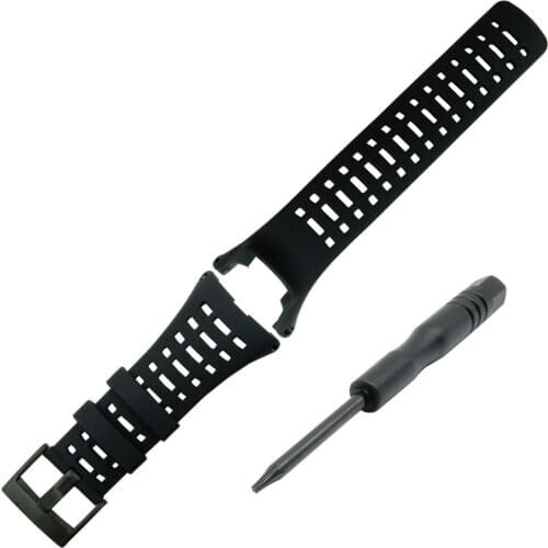 Rubber Wristband Watch Wrist Bracelet Soft Band Strap Adjustable Replacement For Suunto Ambit 3 2 1 Series