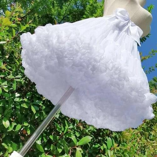 New Short Tulle Petticoat Dress Girls Skirt Petticoat Tutu Lolita Underskrit Cupcake Dress Crinoline