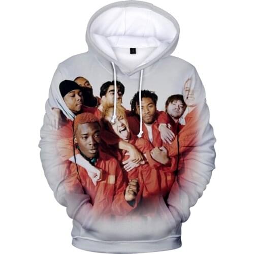New 3D Brockhampton Hoodies Men/women Cartoon Element Hoodie Personality Casual Children Long Sleeve Pullover