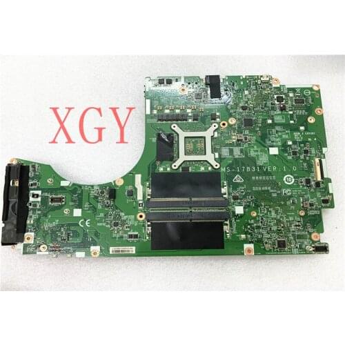 Orijinal MS-1783 MS-17831 FOR MSI GT72S GT72 Motherboard WT72 LAPTOP anakart I7-6820HK CPU SR2FL tamamen test edilmiş
