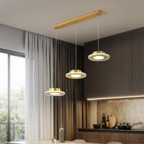 Pendant Lamp Nordic Restaurant Lamp Living Room Modern Minimalist Chandelier Acrylic Dining Room Bar Table Bedside Bedroom Lamp