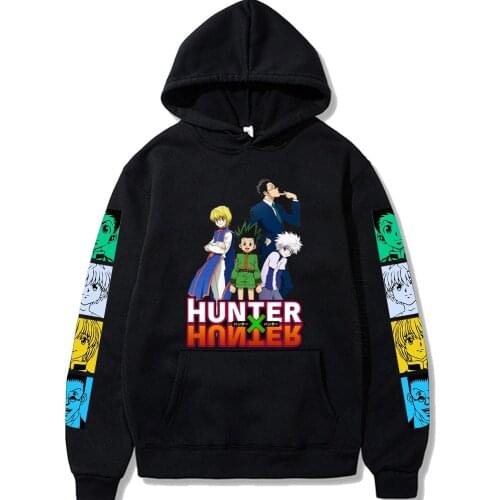 Hunter X Hunter Pullover Fashion Designer Faddish Japanese Anime Printed Streetwear Men Costume Hoodies Harajuku Sudadera