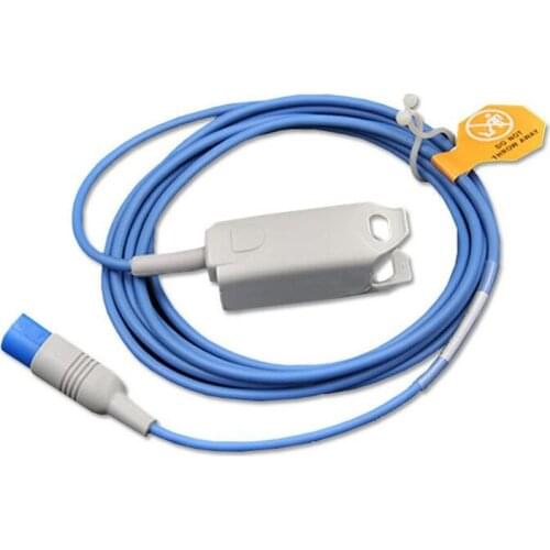 Compatible For Philips/HP M1941A 8PIN Adult FingerClip Spo2 Sensor Pulse Oximeter Spo2 Probe MP20/30/40 Oxygen Sensor 3M/9ft