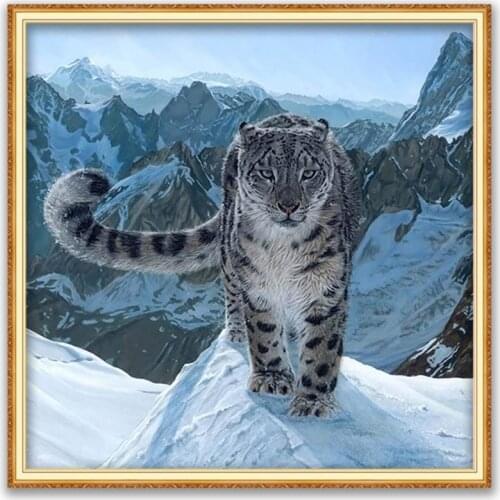 Christmas Ball With Snow DIY Cross Stitch 11CT Embroidery Kits Needlework Craft Set Printed Canvas Cotton Home Decoration Sale