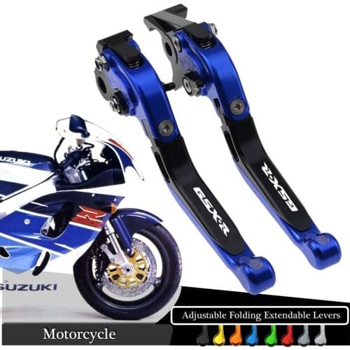For SUZUKI GSXR GSX-R 750 1996-2003 Motorcycle Folding Extendable Brake Clutch Levers Motorbike Brakes