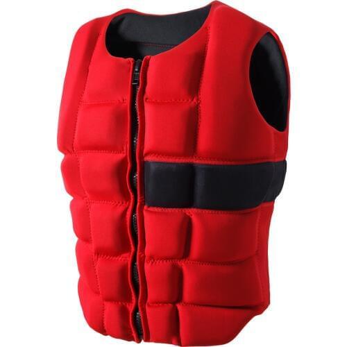 Adult life vest neoprene floating vest swim life jacket surfing vests float swimsuit life jaket swim buoy waterski life jackets