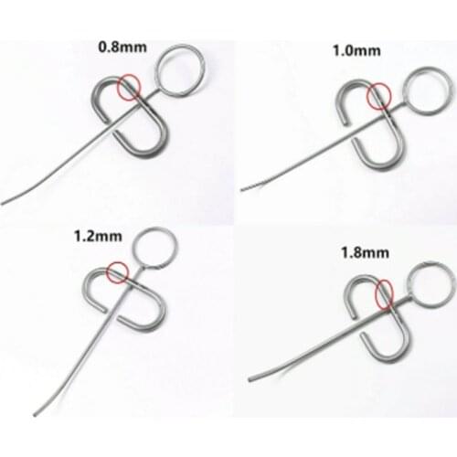 Dental SS Powder MTA Plugger Applicator Bone Implant Collector Scraper Graft Injector Syringe Carrier Curved Head 0.8/1.0/1.2