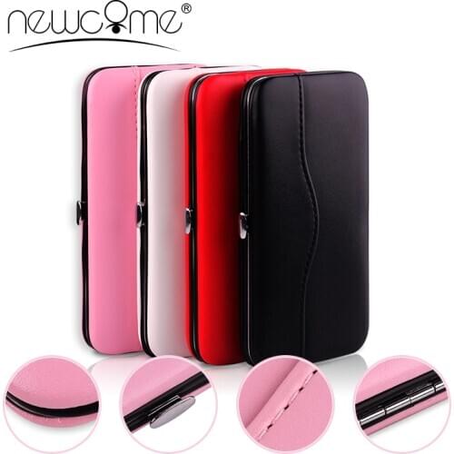 NEWCOME Professional Eyelash Tweezers Storage Bag Makeup Tools Case Eyelash Extension Salon for Tweezers Brushes Lashes Tools