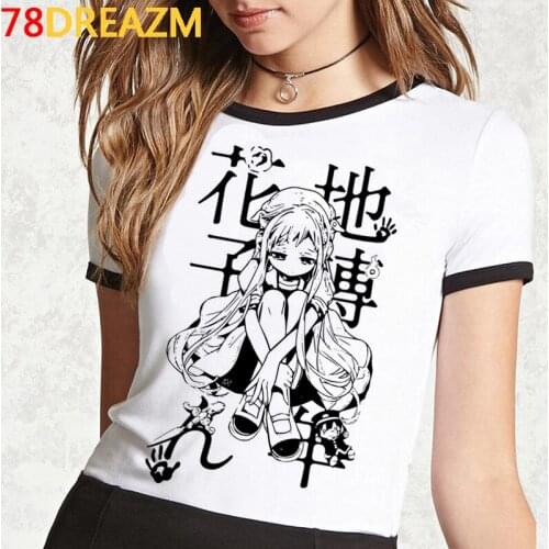 Toilet Bound Hanako Kun clothes top tees female plus size grunge print ulzzang top tees clothes graphic tees women