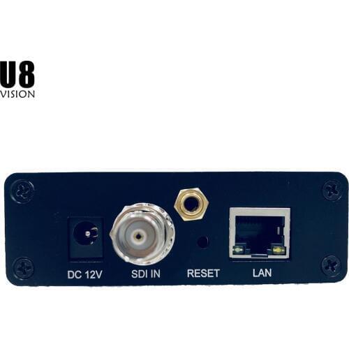 U8Vision H.265/HEVC H.264/AVC SDI Video Encoder support RTMP for live broadcast like wowza,fms,youtube,facebook,rtsp/udp/rtp
