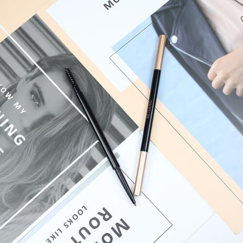 Waterproof Eyebrow Liner Eyebrow Pencil Eyebrow Contour Cosmetic Eyebrow Pen Dye Tint Pen Liner With Brush 4 Colors