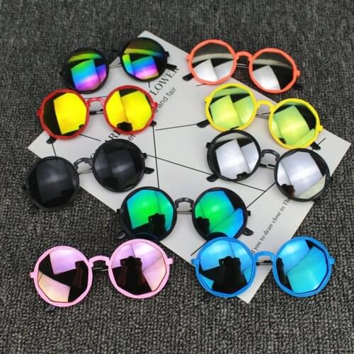 2021 Baby Sunglasses Fashion Children UV400 Frame Outdoor Kids Sunglasses Cool Colorful Reflective Glasses Gifts Driver Goggles