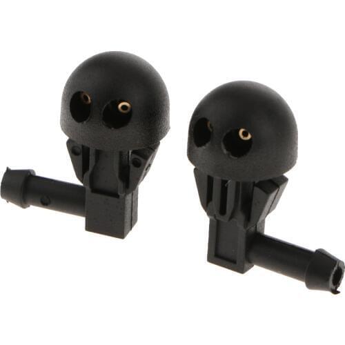 2x Front Windshield Washer Wiper Spray Nozzle For PEUGEOT 206 HATCHBACK