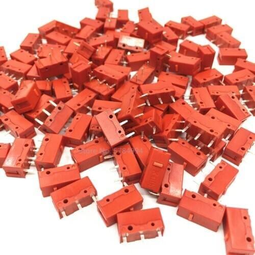 5-50Pcs New original Kailh red dot mouse micro switch game micro motion GM gaming button gold contact life 60 million times