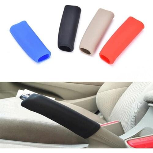 60% Dropshipping!! Car Handbrake Cover Sleeve Anti-slip Hand Brake Grip Auto Silicone Accessory