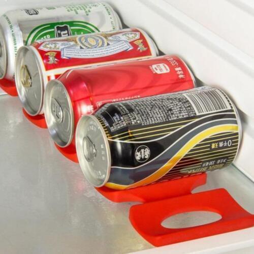 Cans Beer Tank Fridge Organizer Silicone Pads Tile Cushions Foldable Wine Bottle Rack Space Saver Stacking Tool Kitchen Tools