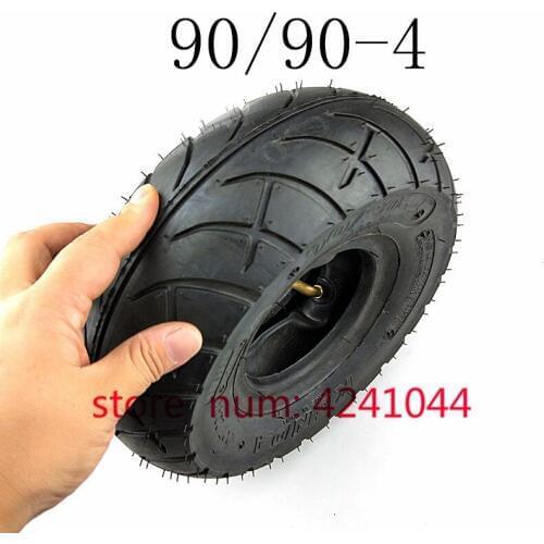 Free shipping High Quality 10 inch Gas/Electric Scooter Tires 90/90-4 3.00-4 inch On-road Tyres (Scooter Parts & Accessories )