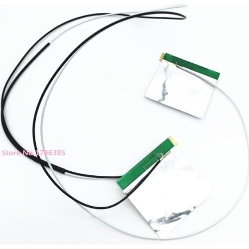 New Laptop internal wire WIFI cable for Laptop Wireless Mini PCI PCI-E WIFI for Bluetooth Antenna white 70cm + black 55cm