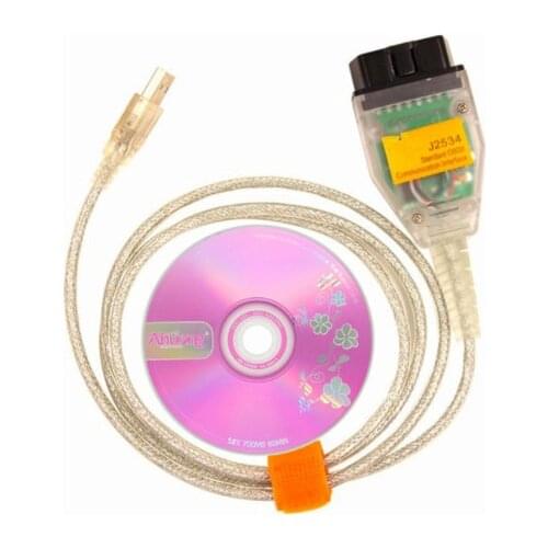 J2534 OBD OBD2 Diagnostic Cable For Honda HDS J2534 MVCI OBD2 OBDII Diagnostic Cable PCMScan running on ISO and VPW Scanner