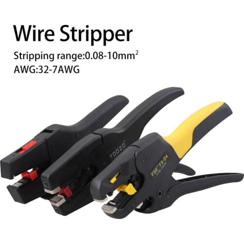 Wire Stripper Tool Stripping Pliers 0.08-10mm² 32-7AWG Cutter Cable Scissors D3 Multitool Adjustable Pressure 0.03-10mm² 28-8AWG
