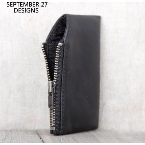 Credit Card Wallets First Layer Cow Leather Simple Bus Card Purses Men slim Wallet Women Mini Purse Money Bag Business Card Case