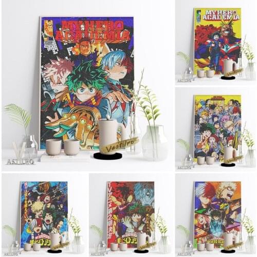My Hero Academia Japanese Anime Cartoon Wall Art Poster Prints Canvas Painting Living Room Bedroom Home Decor Fans Collection