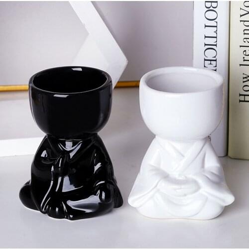 Nordic Ceramic Vase Durable Succulent Flower Pot Planter Decor Exquisite Crafts Desktop Decoration Ornaments For Home Office